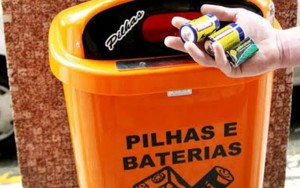 Reciclagem de pilha e bateria