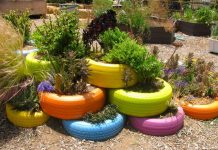 Passo a Passo: dicas de arte em pneus usados