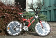 Criado painel solar para ser usado em bicicletas