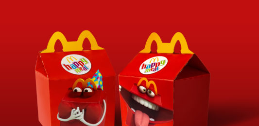 Bangkok ,Thailand – September 19 2019 : McDonald’s Happy Meal bo