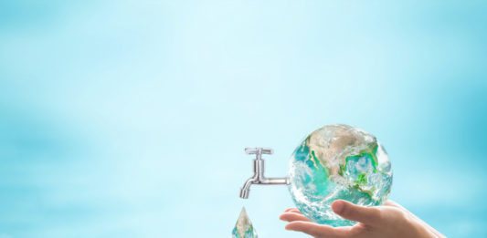 World water day, saving water quality campaign and environmental